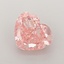 2.68 Ct. Fancy Vivid  Pink Heart Lab Grown Diamond