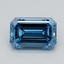 2.00 Ct. Fancy Vivid  Blue Emerald Lab Grown Diamond