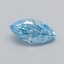 0.52 Ct. Fancy Vivid  Blue Marquise Lab Grown Diamond