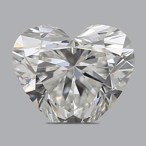 Heart diamond — real photo