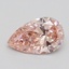 0.73 Ct. Fancy Pink Pear Lab Grown Diamond