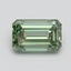 1.03 Ct. Fancy Vivid Pacific Green Emerald Lab Grown Diamond