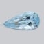18.9x9.2mm  Blue  Pear   Aquamarine