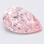8.69 Ct. Fancy Vivid  Pink Pear Lab Grown Diamond