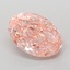 4.05 Ct. Fancy Vivid Pink Oval Lab Grown Diamond