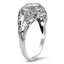 The Ames Ring, smalltop view on a hand