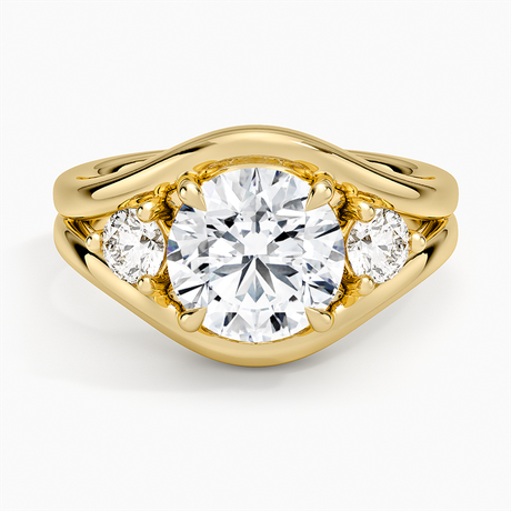 Frame Three Stone Diamond Ring (1/3 ct. tw.)