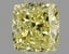 0.41 Ct. Fancy Intense Yellow Cushion Diamond