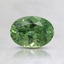 7x5mm Unheated Green Oval Montana Sapphire