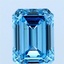 2.03 Ct. Fancy Vivid Blue Emerald Lab Grown Diamond