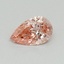 0.37 Ct. Fancy Vivid Pink Pear Lab Grown Diamond