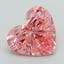 5.05 Ct. Fancy Vivid Pink Heart Lab Grown Diamond