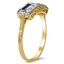 The Shala Ring, smalltop view on a hand