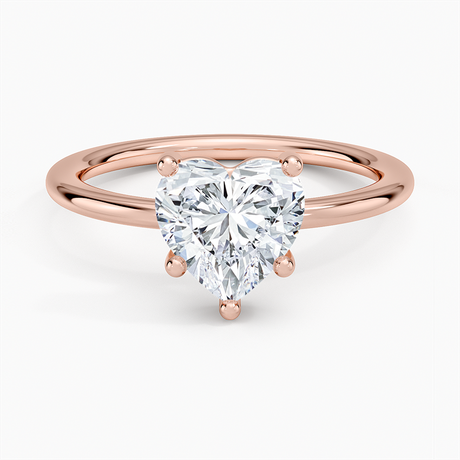Flush Fit Hidden Halo Diamond Ring