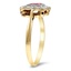 The Belen Ring, smalltop view on a hand