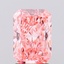 1.70 Ct. Fancy Vivid Pink Radiant Lab Grown Diamond