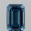 2.22 Ct. Fancy Vivid Blue Emerald Lab Grown Diamond