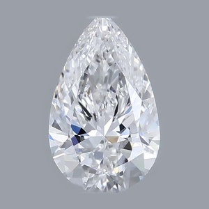 Pear diamond — real photo
