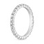 18K White Gold Shared Prong Eternity Diamond Ring (7/8 ct. tw.), smallside view