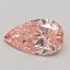 0.53 Ct. Fancy Intense Pink Pear Lab Grown Diamond