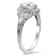 The Kassia Ring, smalltop view on a hand
