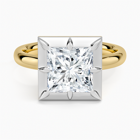 Harper Mixed Metal Solitaire Ring