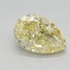 1.37 Ct. Fancy Vivid Yellow Pear Lab Grown Diamond