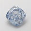 1.77 Ct. Fancy Intense  Blue Cushion Lab Grown Diamond