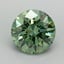 1.01 Ct. Fancy Vivid Pacific Green Round Lab Grown Diamond