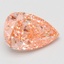 8.04 Ct. Fancy Vivid Pink Pear Lab Grown Diamond