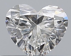 Heart diamond — real photo