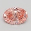 1.70 Ct. Fancy Intense Pink Oval Lab Grown Diamond