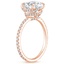 14K Rose Gold Arctica Diamond Ring, smallside view