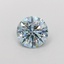 1.08 Ct. Fancy Intense  Blue Round Lab Grown Diamond