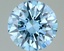 2.21 Ct. Fancy Vivid  Blue Round Lab Grown Diamond