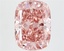 10.66 Ct. Fancy Vivid  Pink Cushion Lab Grown Diamond