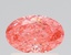 0.78 Ct. Fancy Vivid Pink Oval Lab Grown Diamond
