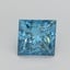 1.70 Ct. Fancy Vivid Blue Princess Lab Grown Diamond