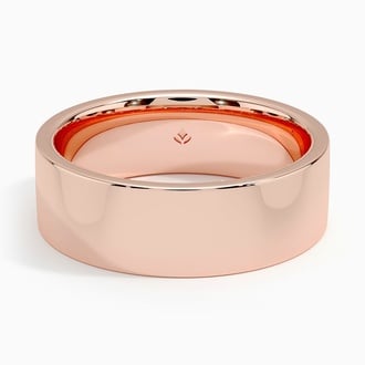 Mojave 7mm Wedding Ring in 14K Rose Gold