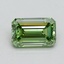 1.01 Ct. Fancy Vivid Green Emerald Lab Grown Diamond