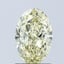 1.53 Ct. Fancy Yellow Oval Lab Grown Diamond