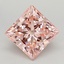 1.84 Ct. Fancy Vivid  Pink Princess Lab Grown Diamond