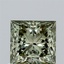 0.91 Ct. Fancy Intense Green Princess Lab Grown Diamond