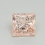 0.70 Ct. Fancy Intense Pink Princess Lab Grown Diamond