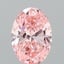 2.00 Ct. Fancy Vivid Pink Oval Lab Grown Diamond