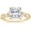 18K Yellow Gold Luxe Willow Diamond Ring (1/4 ct. tw.), smalltop view