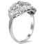The Sorena Ring, smalltop view on a hand