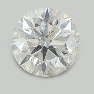 Round diamond — real photo