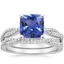 Platinum Petite Luxe Twisted Vine Bridal Set (1/2 ct. tw.)