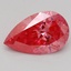 1.05 Ct. Fancy Vivid Pink Pear Lab Grown Diamond